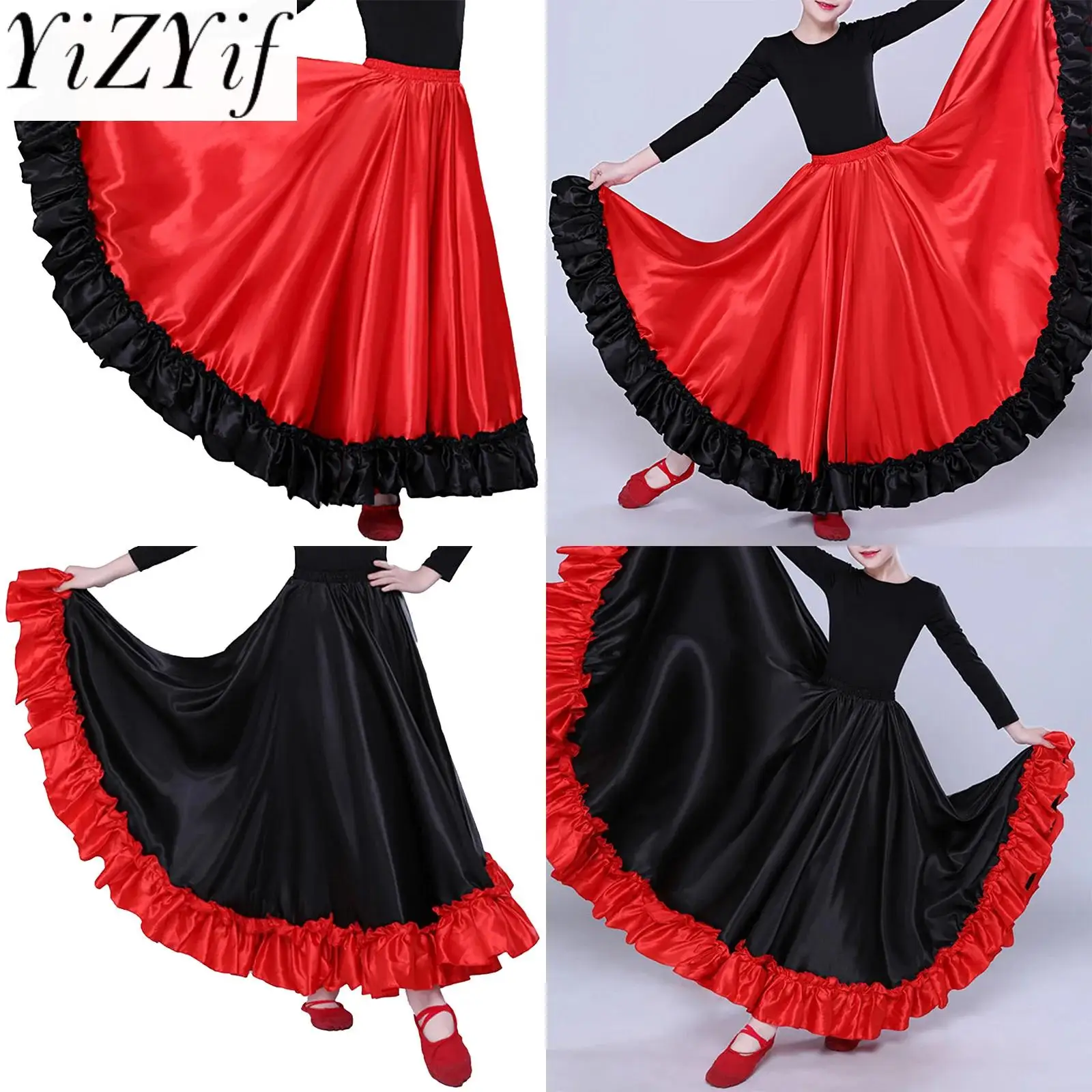 

Юбка для танца живота с оборками на подоле, для девочек