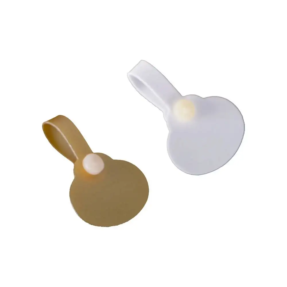 PVC 골든 화이트 스냅 패스너 링 태그, 쥬얼리 태그 목걸이 포장 라벨 플라스틱 선물 행택 비닐 버튼 클립 잠금장치