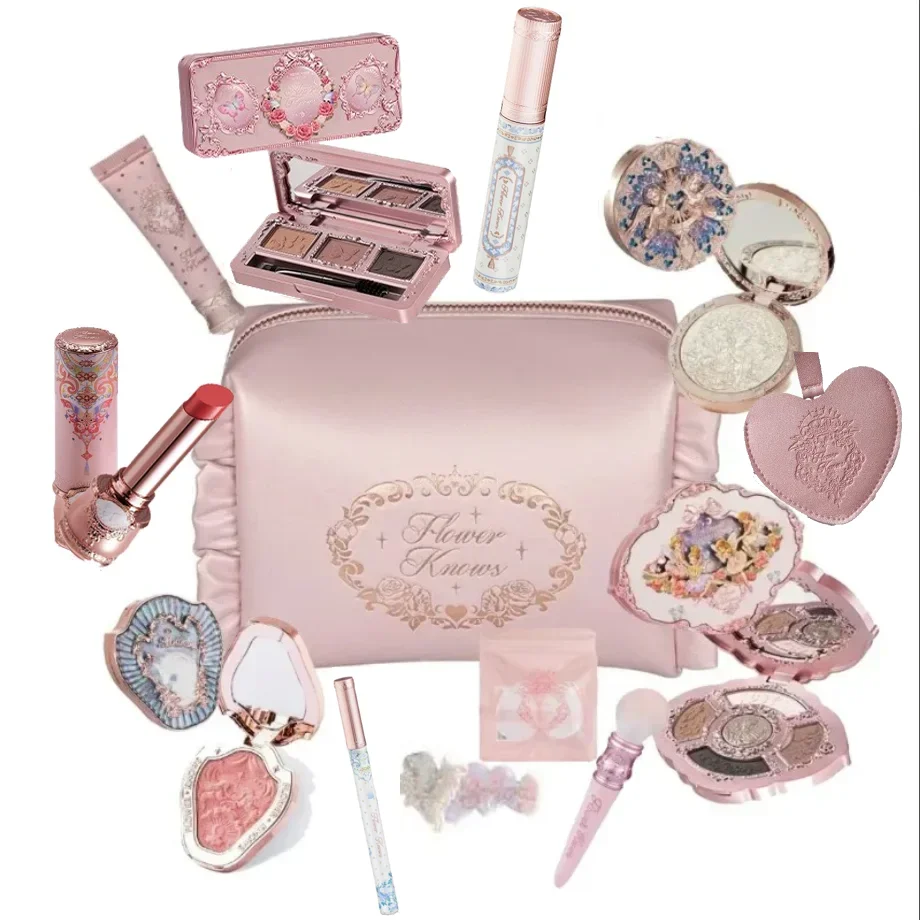 Flower Knows Makeups Set Midsummer Fairytales Flowerknows Eyeshadow Little Angel Highlight Strawberry Rococo Lip Glaze 11pcs Kit 2