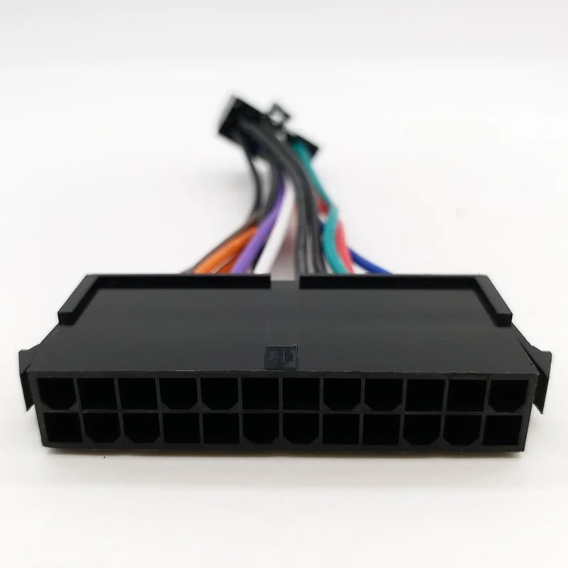 COMeap Adattatore Di Alimentazione Da 24 Pin A 10 Pin: Cavo Intrecciato Per PSU ATX, 30 Cm, Per Schede Madri Lenovo E Server, Potenza 1000W, Kit Con Fascetta