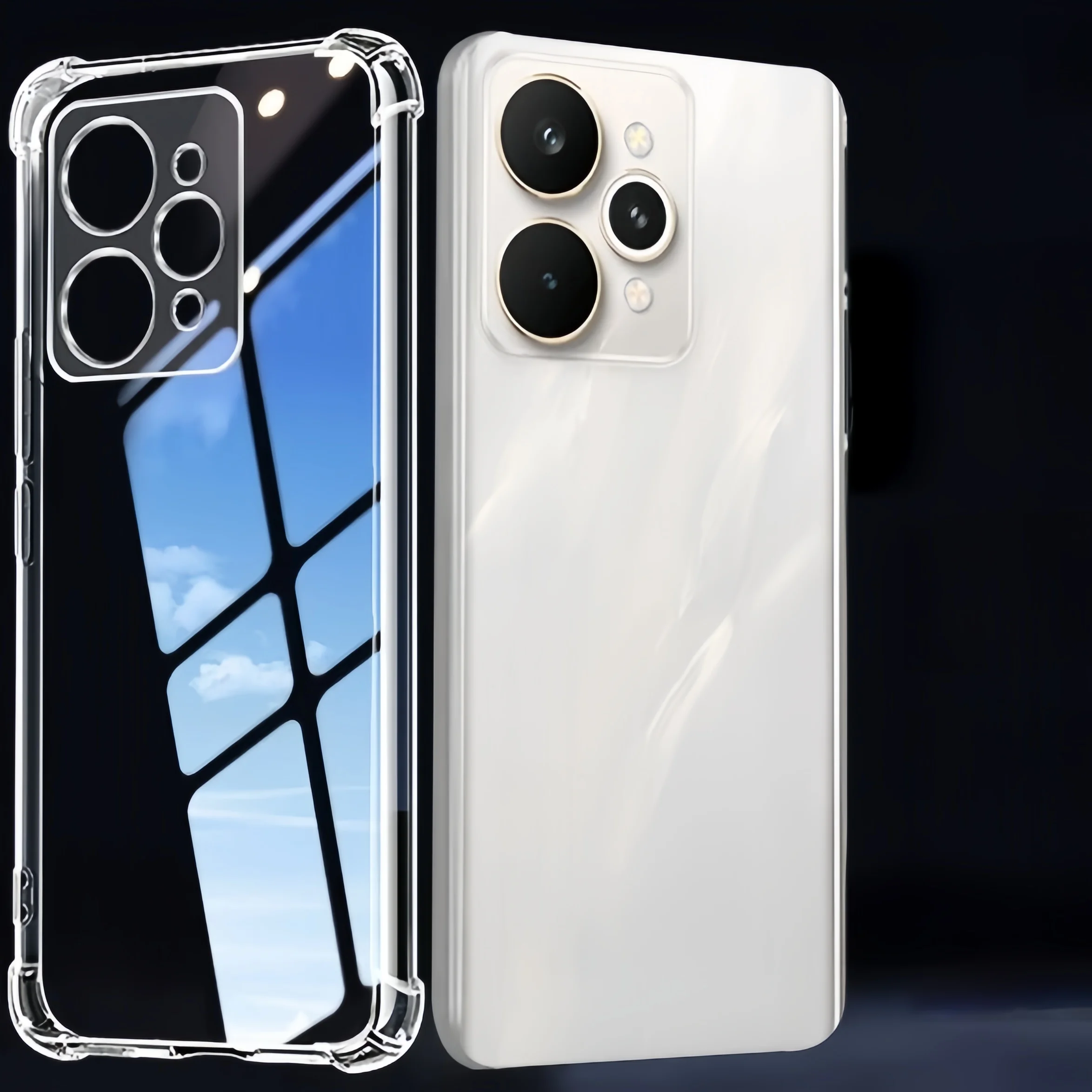 Clear Shockproof Transparent TPU Phone Case