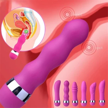 Vibrators Sex Toys Mini Multi-speed G Spot Vagina Dildo Vibrator for Women Masturbator toys Clitoris Anal Butt Plug Erotic Goods 1