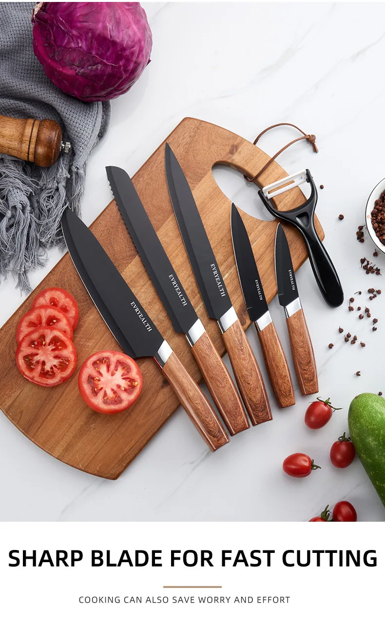 Vegetable Fruit Chef Knife Set Knives Kitchen Set Emerald Green Handle,  Professional 3 Piece Knife Sharpener Scissors Peeler Set - AliExpress