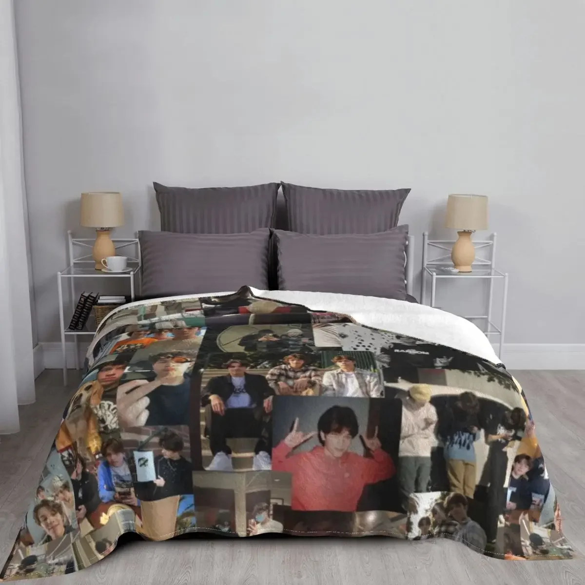 Sturniolo Triplets Cute Collage Throw Blanket For Sofa Soft Plush Plaid funny gift Luxury Brand Blanket 3