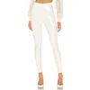 Women Shiny PU Leather White PVC Pants Slim 4XL Sexy Leggings Latex Stretchy High Waist Bodycon Pants Summer Skinny Trousers 3