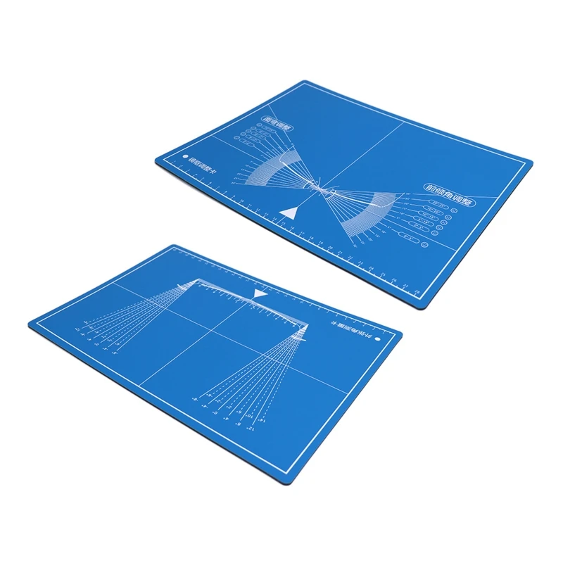 Professional Glasses Progressive Lens Test Card Repair Tool Measurement Test Pad Fitting for Glass Frame & Lens Durable