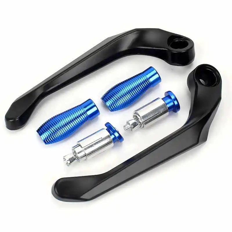 Moto Leviers Protège-Mains Pour Guidon De Moto En Alliage D'aluminium Moulé Sous Pression, Levier De Frein Et D'embrayage, Accessoires De Modification(Black