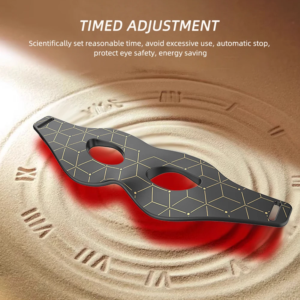 7 Color LED Silicone Eye Beauty Device Light 24 LED Therapy Eye Anti Wrinkle Aging Smooth Eye Fine Line Lighten Dark Circles