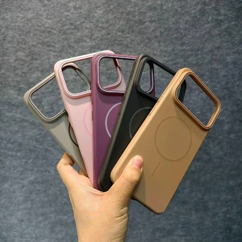 Enhanced Magnetic Shockproof Case with Matte Finish - Hard PC Protection Cover