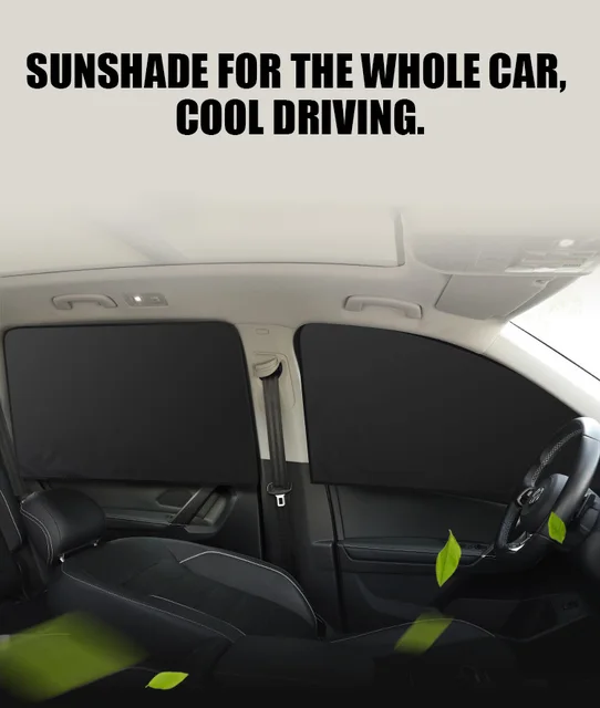 Car Side Window Sun Shade Magnetic UV Blocking Car Curtain Summer Anti-Glare  Sun Protection Auto Sunshade for Personal Privacy - AliExpress