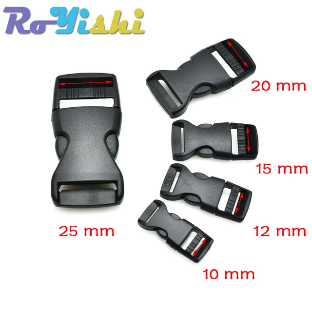 Plastic Side Release Buckles Clip Fastener Belt Luggage Bag