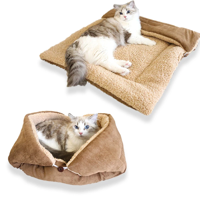 Pet Blanket Warm Thickened Nest Pet Plush Dog Kennel Thick Pet Mat Dual Purpose Folding Kitten Bed Cat Sleeping Mat Washable Pet Blanket Warm Thickened Nest Pet Plush Dog Kennel Thick Pet Mat Dual Purpose Folding Kitten Bed Cat Sleeping Mat Washable