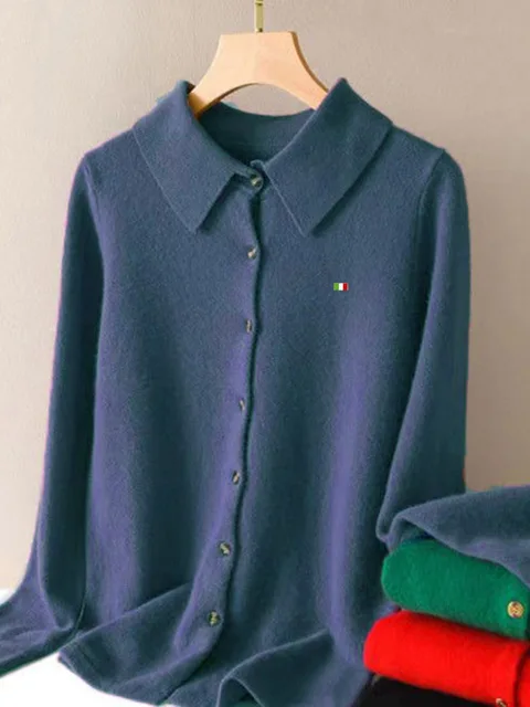 Casaco de Tricô Feminino POLO de Cashmere