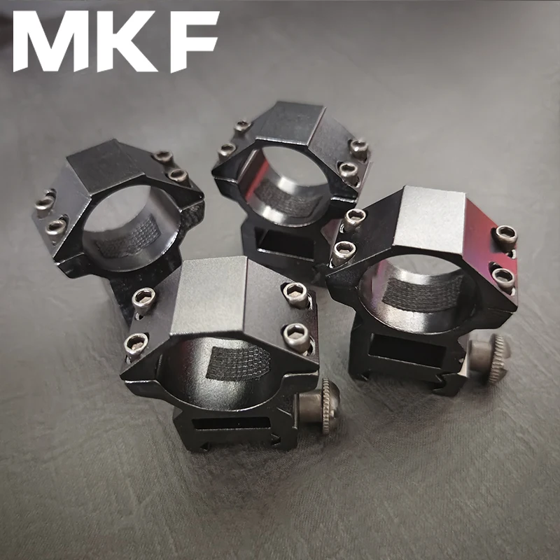 

High quality metal round tube clamp fixing bracket lamp flashlight clamp 25.4MM/30MM diameter increased guide rail clamp 11mm hi