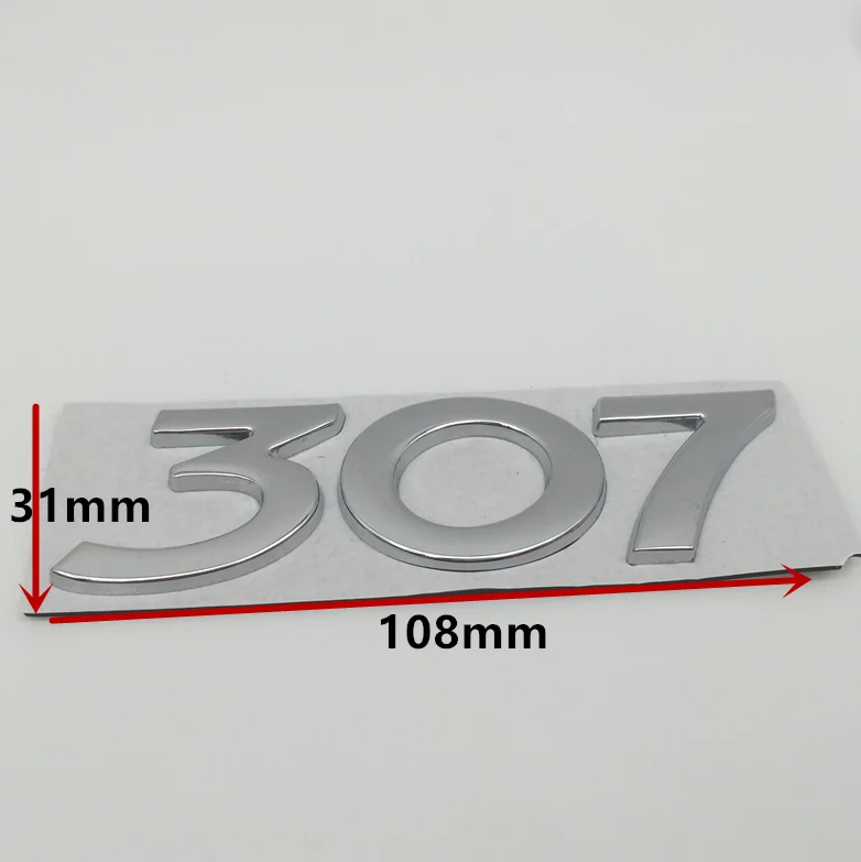 Badge Feu Arrière LED Rouge PEUGEOT GT - Compatible 206, 207, 208, 307, 308 - Neuf D'Origine