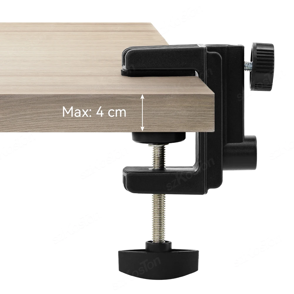 Tablet Holder Universal Bracket Clamp Long Arm Phone Tablet Holder Stand Replacement Part Desktop Clip Microphone Desk Lamp Ringlight