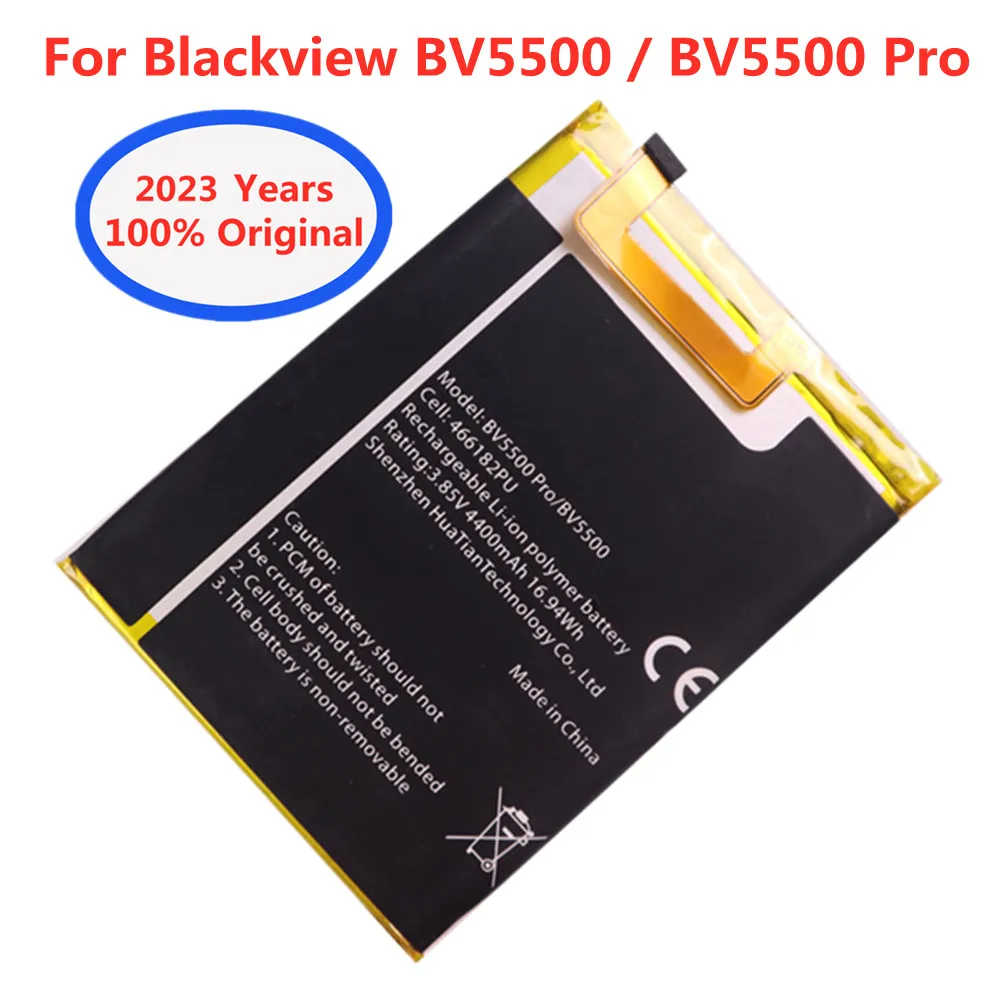 

2023 New 100% Original 4400mAh BV5500 466182PU Battery For Blackview BV5500 BV 5500 Pro Latest Produce High Quality Batteries