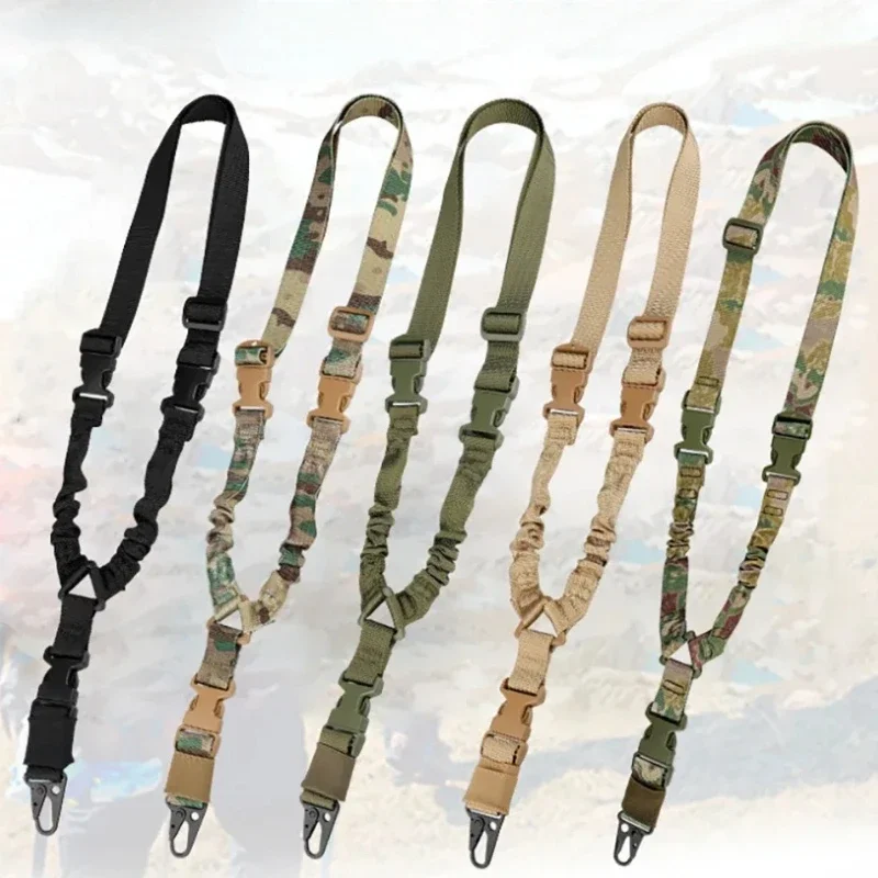 Outdoor Taktische Single Point Bungee Harness Unisex Camo Kampf Gürtel Für Jagd Sport Training Militärische Ausrüstung – Detail 3