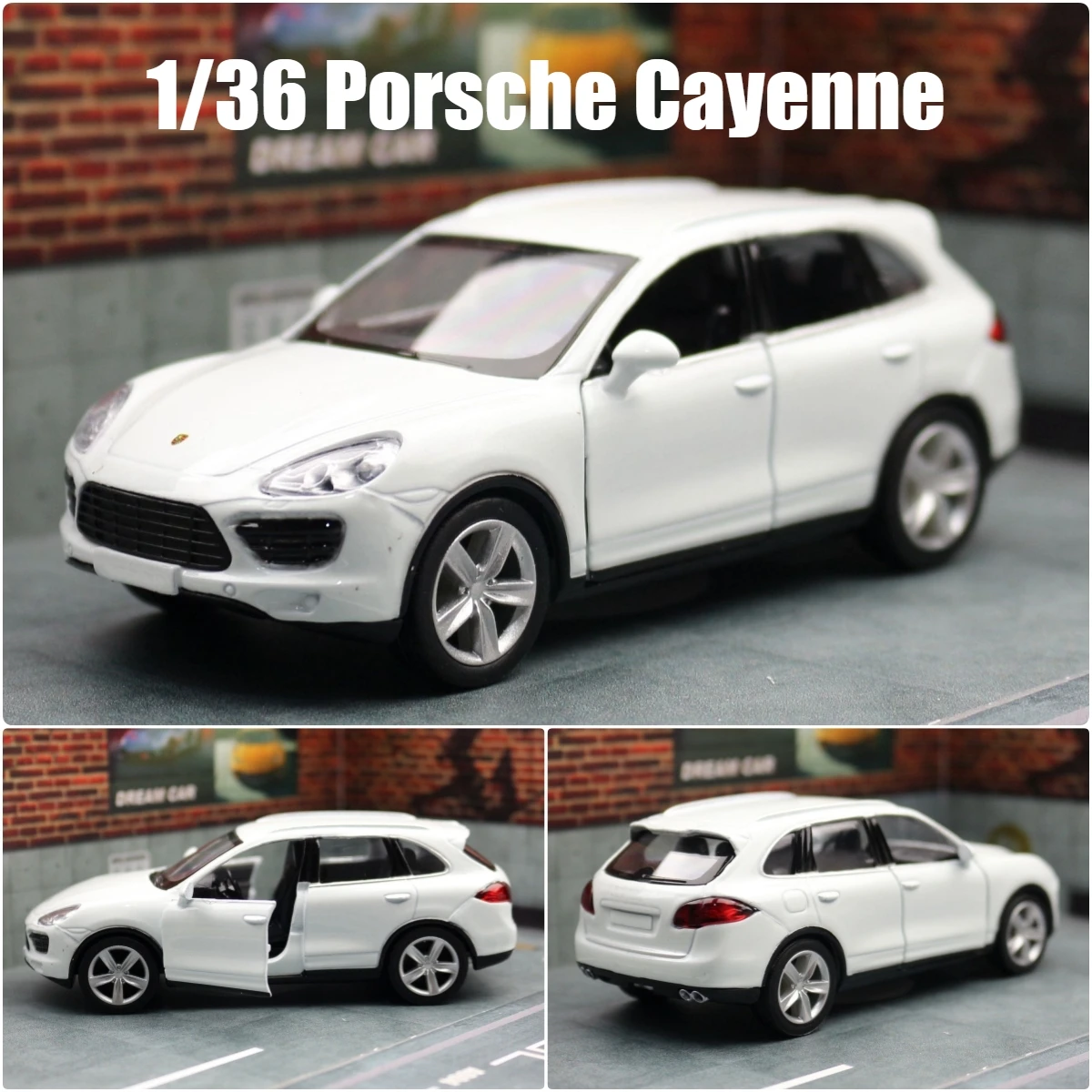 1/36 Porsche Cayenne SUV Toy Car Model For Children 5'' RMZ CiTY