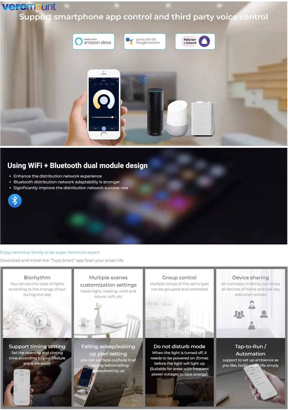 MiBoxer ZigBee /WiFi / 2.4G Smart LED-Controller FUT035W+ FUT035S+ DIM CCT FUT037W+ FUT037Z+ RGB RGBW RGBCCT für LED-Streifen – Detail 7