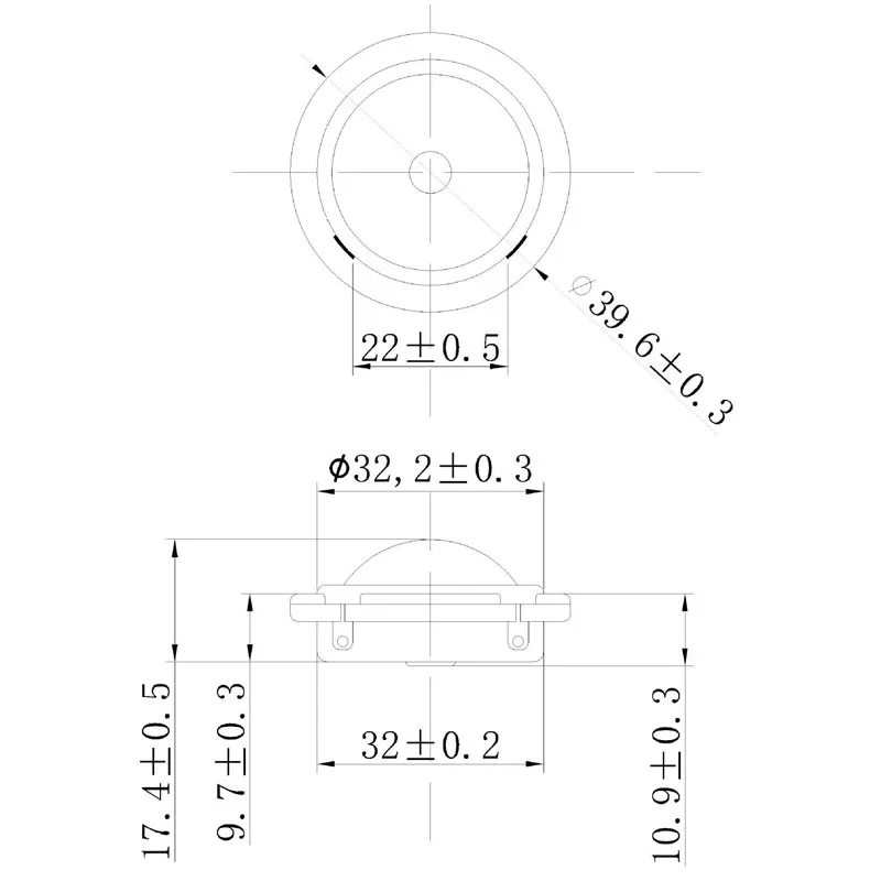 40MM 6 Ohm 15W Tweeter 25 Core Dome Silk Film Bluetooth High Pitched Treble Speaker Unit for Home Theater 2pcs