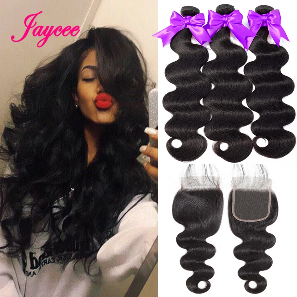 

Brazilian Body Wave Bundles With Closure Frontal 12A Virgin Human Hair Bundles With Closure 4 Bundles Bodywave Meche Bresilien