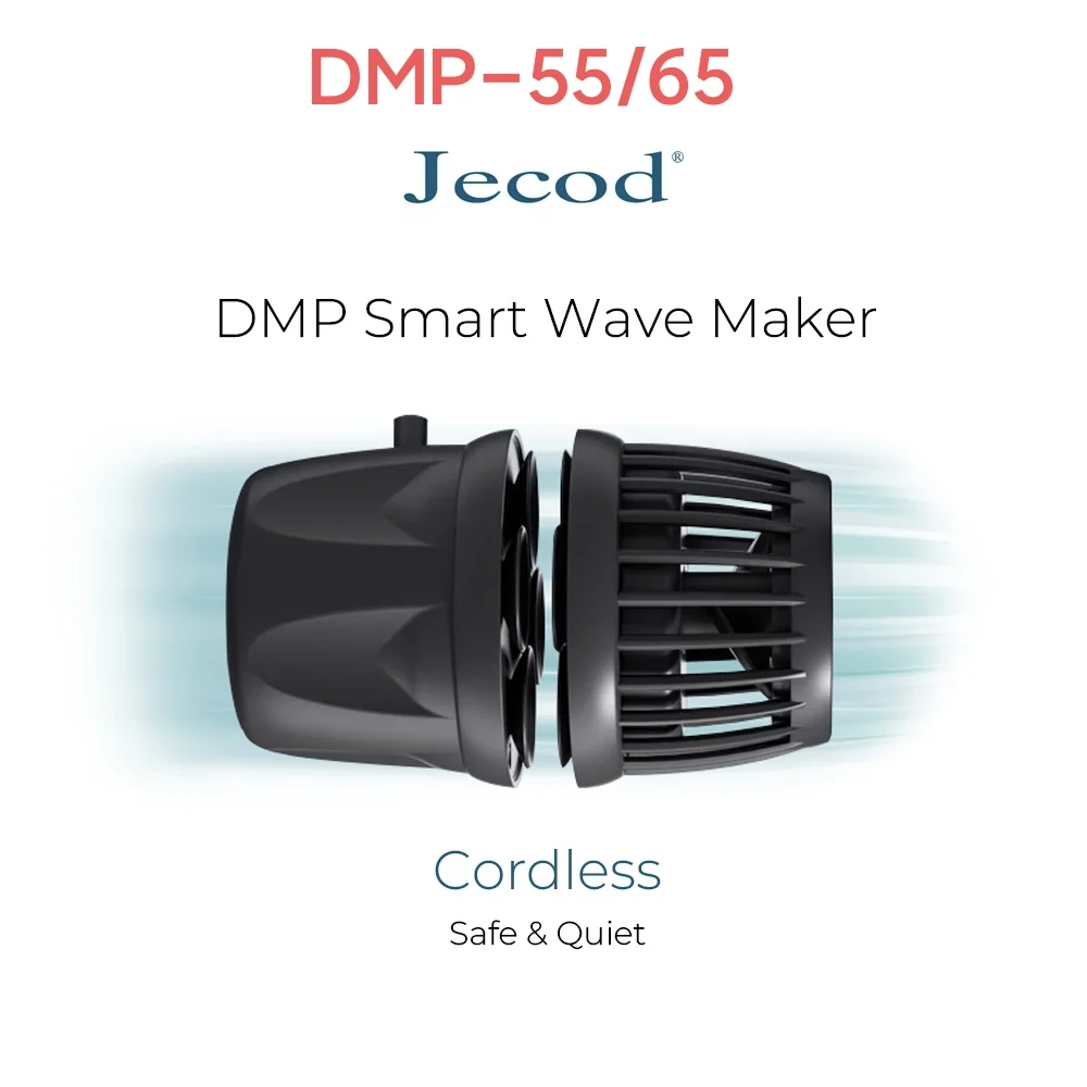 Jecod Jebao DMP-55/65 New Smart Bluetooth App Control Cordless Aquarium Wavemaker Pump Freshwater Saltwater Fish Tank