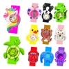 Boys Girls Watches Baby Kindergarten Party Gift Children Study time Toy Wristwatches Slap Bracelet Clock Cartoon Kids Watches 22