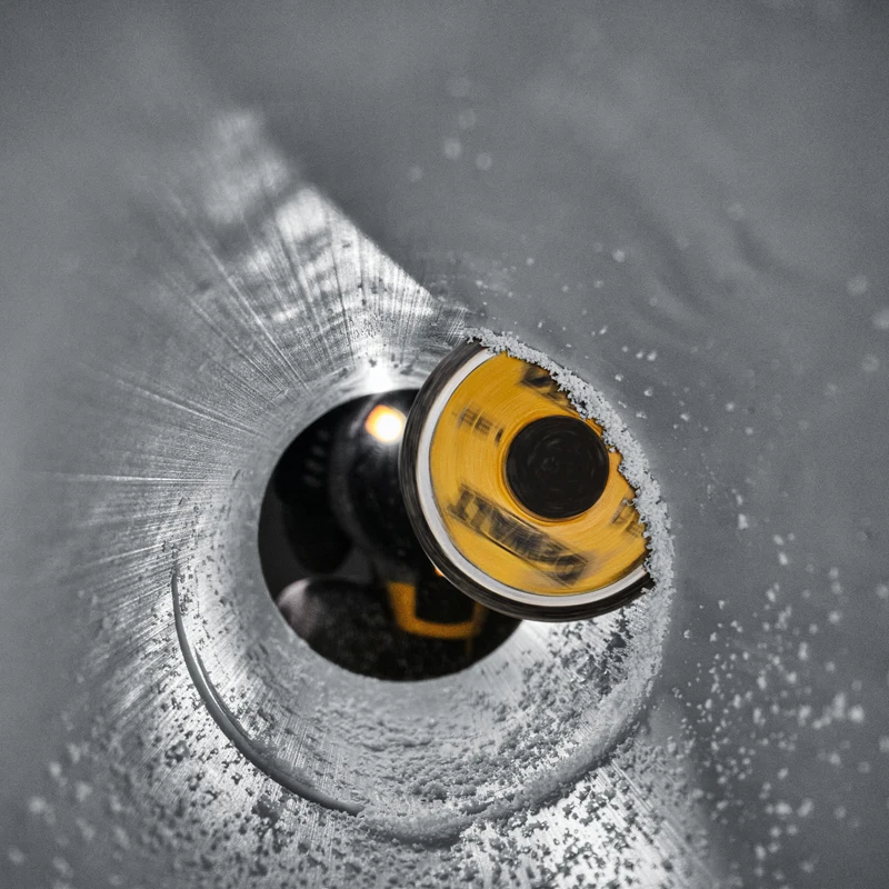 Tagliatubi Interno Per PVC In Acciaio Inox - Profondità Regolabile Fino A 17,8 Cm, Per Tubi Da 3,8 A 20,3 Cm