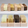 1PC Pig Bristles Shoe Brush For Slippers Sneaker Brush Shoes Cleaning Brushes Boot Brush Cleaner Wood Handle Shoe Brush 4