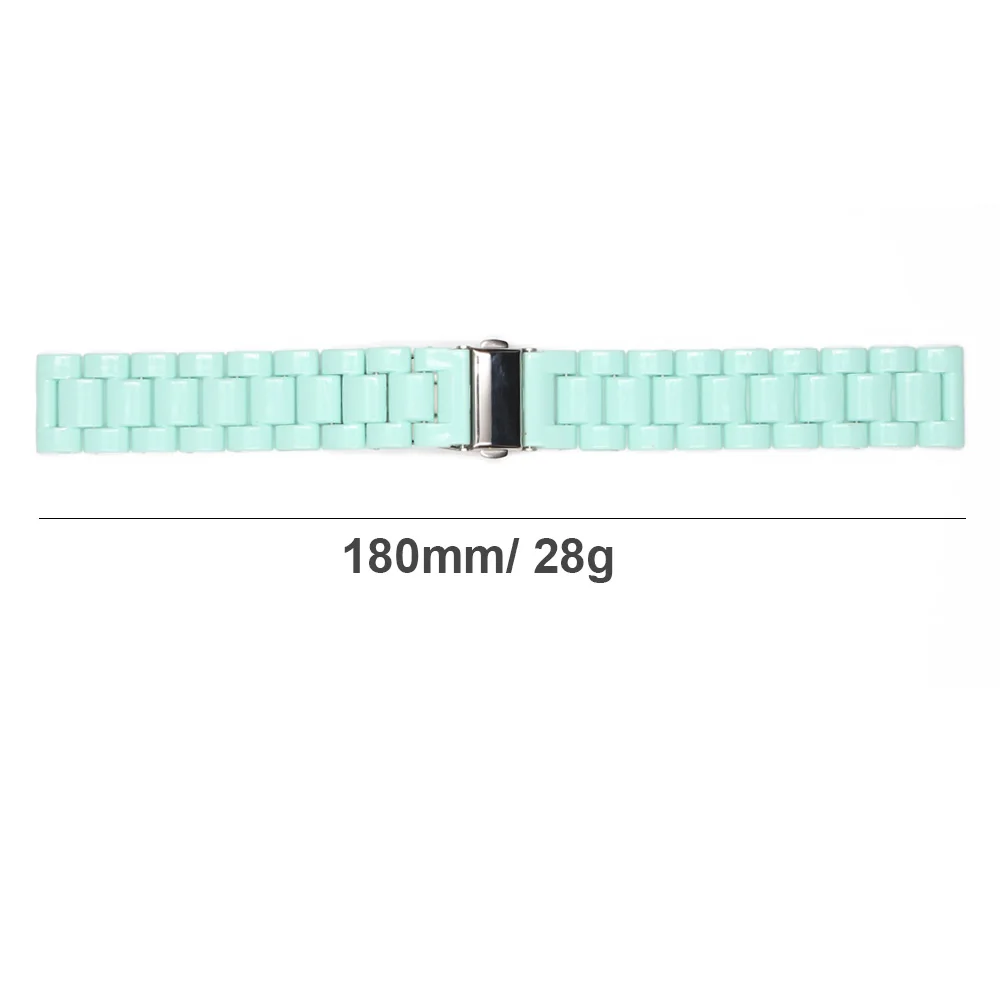 Elegant 20mm Acrylic Smartwatch Band Replacement Strap
