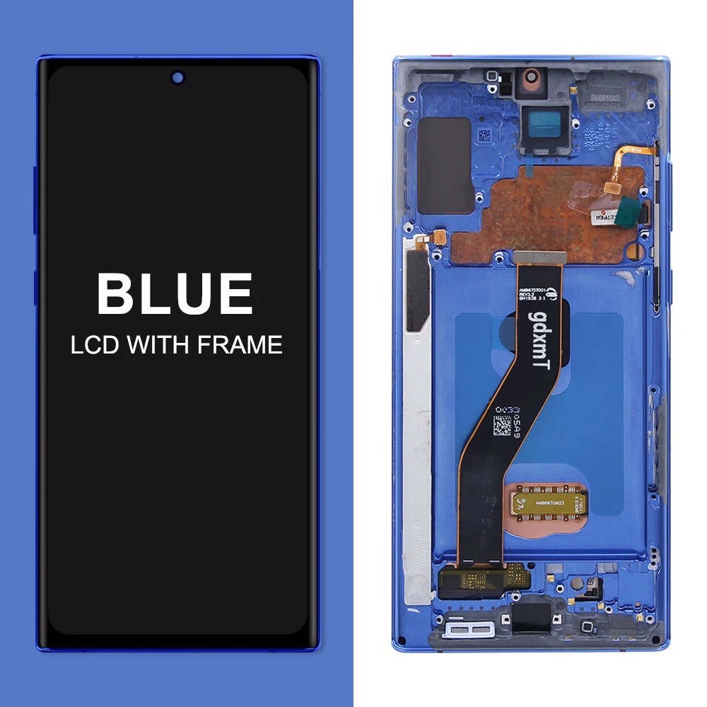 Schermo LCD Touch Screen 6,8 Pollici Per Samsung Note10+ (SM N975U / SM N975F DS) – Sostituzione Display – Colore Argento
