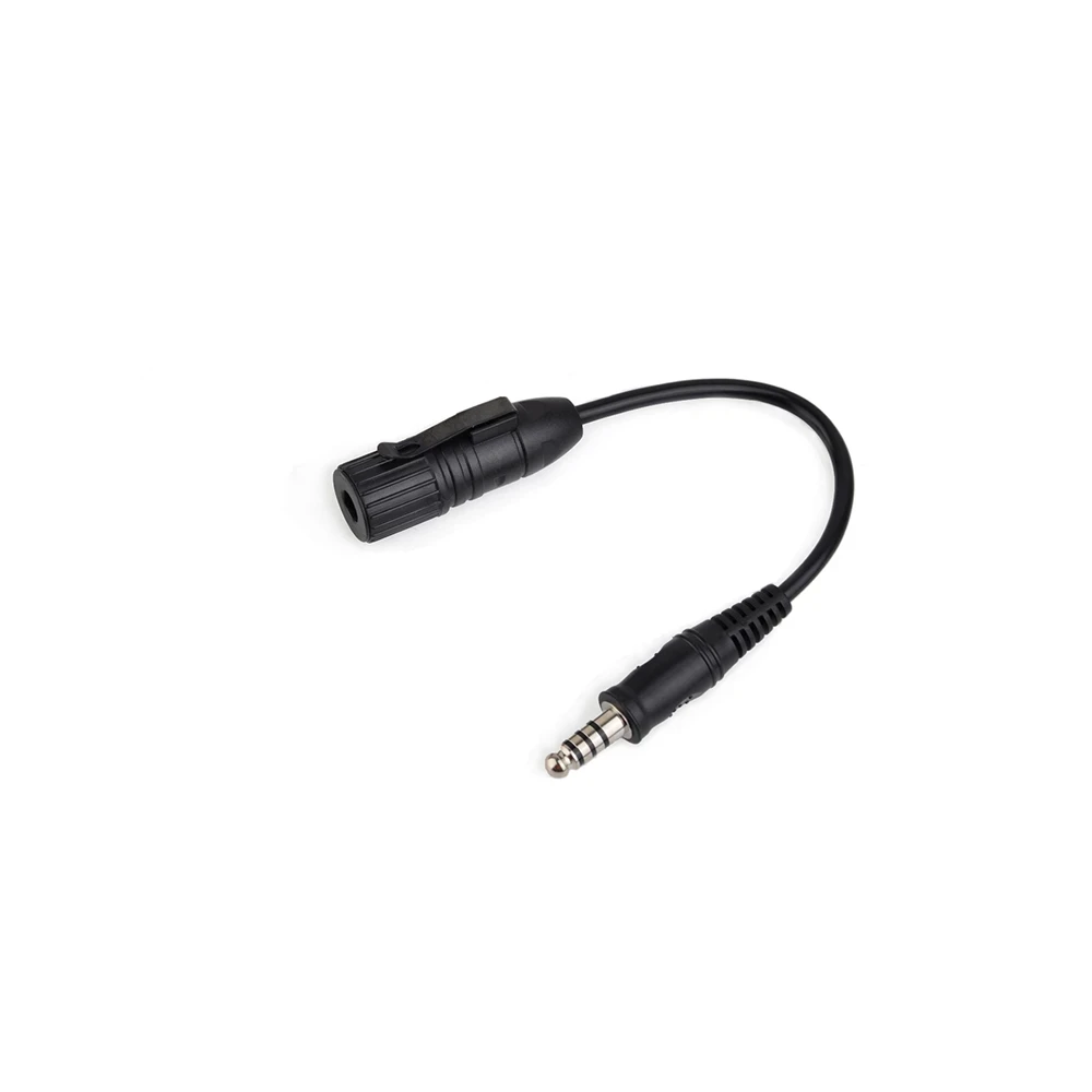 Z-TAC Headphones PTT For Push-to-Talk Button Kenwod Headset Accessories Civilian Communication Intercom Adapter Converter