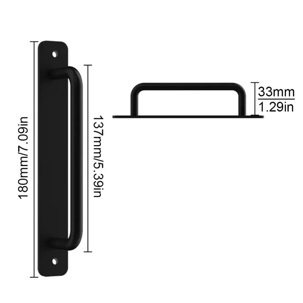 알루미늄 합금 솔리드 문짝 손잡이, 캐비닛, 옷장, 서랍, 책장, 1 개, 180mm