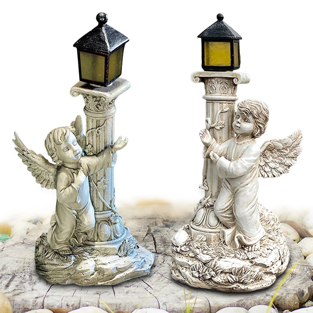 Resin Angel Statue with Solar Lights: The Perfect Outdoor Statues for  Garden That Transforms My Backyard, image size:1001x1001