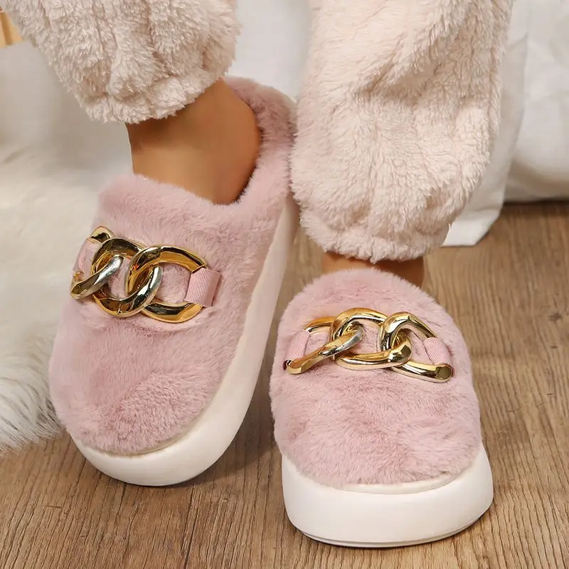 Kig forbi fly Ryd op Women's Slippers Sexy Rhinestone Platform Home Slippers Ladies Winter Indoor  Shoes Woman House Slipper Pantoufles Femme - AliExpress