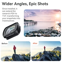 aMagisn Macro / Wide-Angle Lens for DJI Osmo Pocket 3,Optical Glass / Magnetic Attach /Aluminum Frame Camera Lens for Pocket3 - Image 2