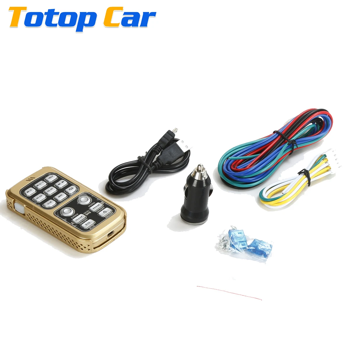 12V Car Police Sirens 400W 15 Tone Auto Warning Alarm Horn Emergency ...