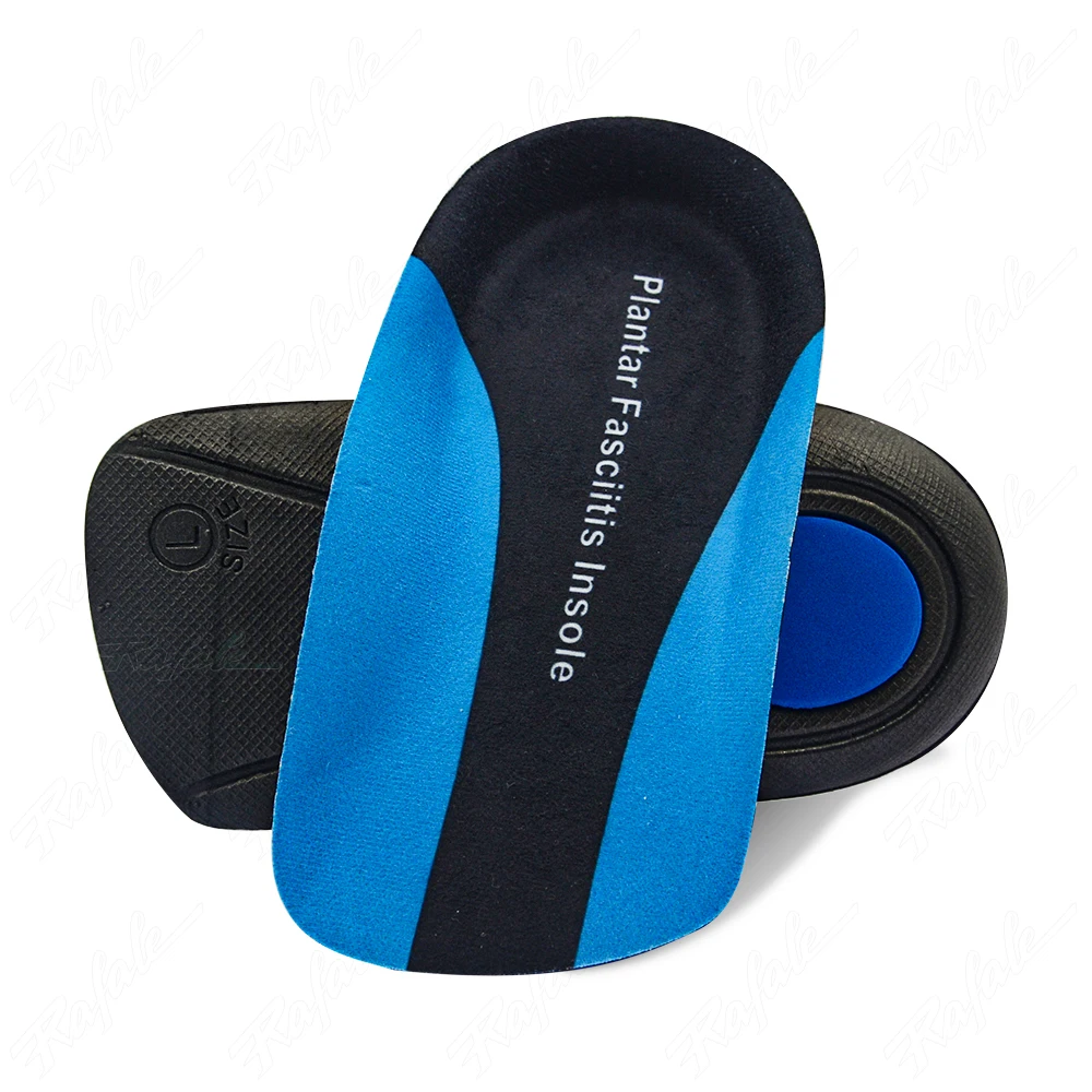 3/4 Orthopedic Insoles Premium Arch Support Shoe Pads for Plantar Fascia Over-Pronation Women Men Orthopedic Foot Spur Pain Insert shoe insoles