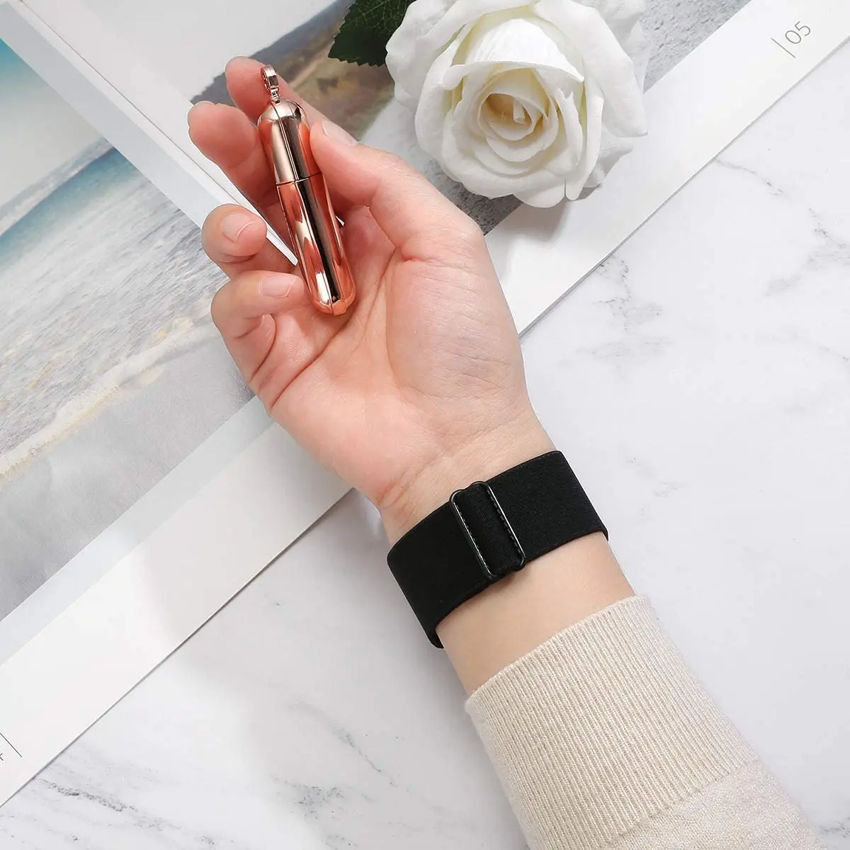 Elastic Nylon Loop Strap - 20mm/22mm Band