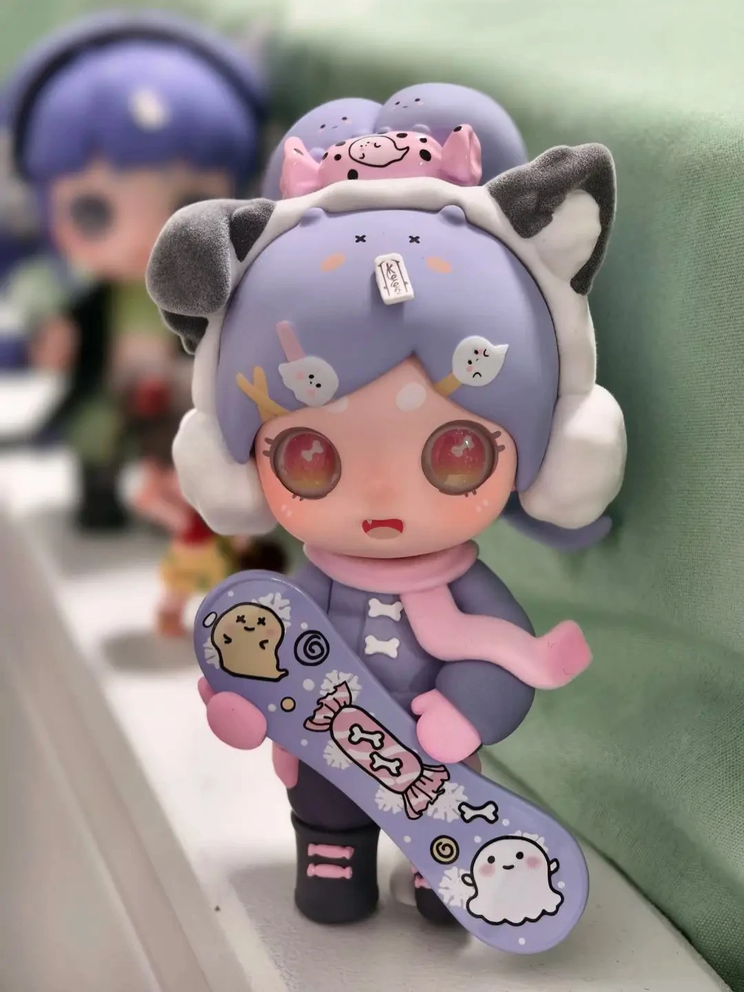 Ghost keeno perilous MBTI series cute action figure toys kawaii