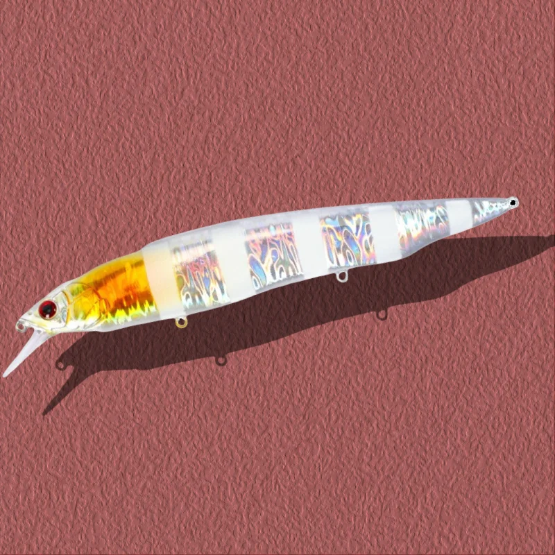 1PCS Schwimm Minnow Angeln Locken Casting Trolling Flash Flach 160mm 30g Qualität Jerkbait Shad Bass Forelle köder Kanata Ayu 160F – Detail 2