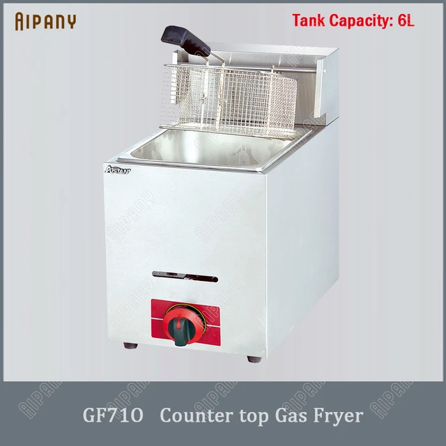 Commercial Deep Fryer Gas Single-Tank Commercial Fryer Gas