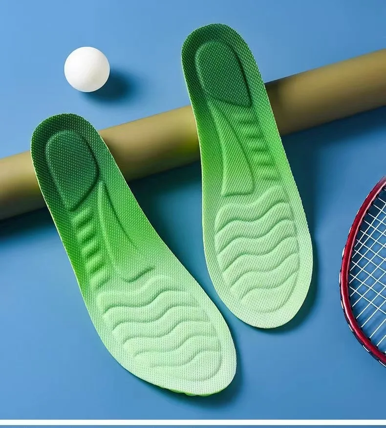 Orthopädische Laufsohlen aus 4D Cloud PU-Material, Weiche Atmungsaktive Stoßdämpfende Kissen-Schuheinlagen für Sport – Detail 16