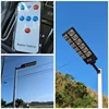 250W Solar Lights Outdoor Waterproof 8000LM LED Flood Lights Motion Sensor with Remote 3 Modes Street Lamp for Yard Garden Path 4