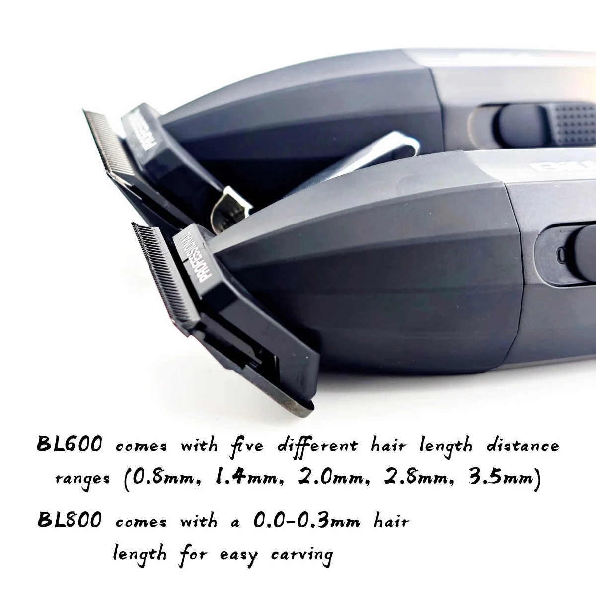 BiLL PRO BL600 BL800 BL400 Professional Barber 9000RPM Motor Electric Push Hair Clipper Oil Head Gradient Trimmer Shaver Tools 3