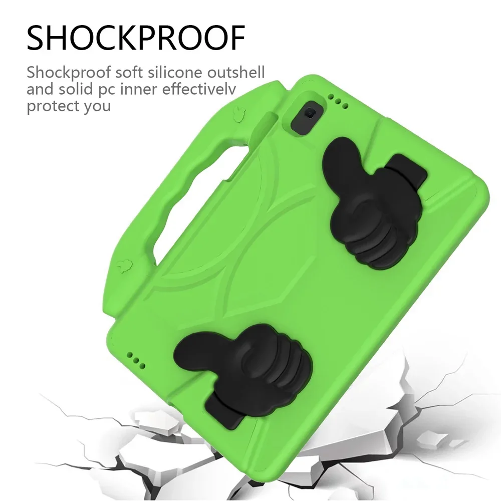 Фото Чехол для Samsung GALAXY Tab A7 10,4 дюйма, флип T505 T503 T509 EVA kids Cover Tab S6 Lite 10,4 
