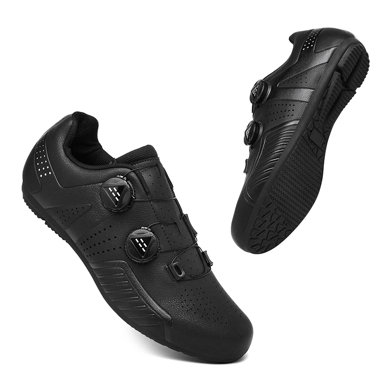 Flat pedal bicycle shoes Cycling Sneaker Cycling Outdoor Sports Speed Mountain Bike Shoes Indoor Non Lock with Cleat Shoes