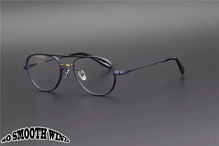 Pilot Ultraleicht Titan Brille Rahmen Männer Japanische Marke Design Vintage Quadrat Doppel Strahl Brillen Sonnenbrille 2025, Mode – Detail 22