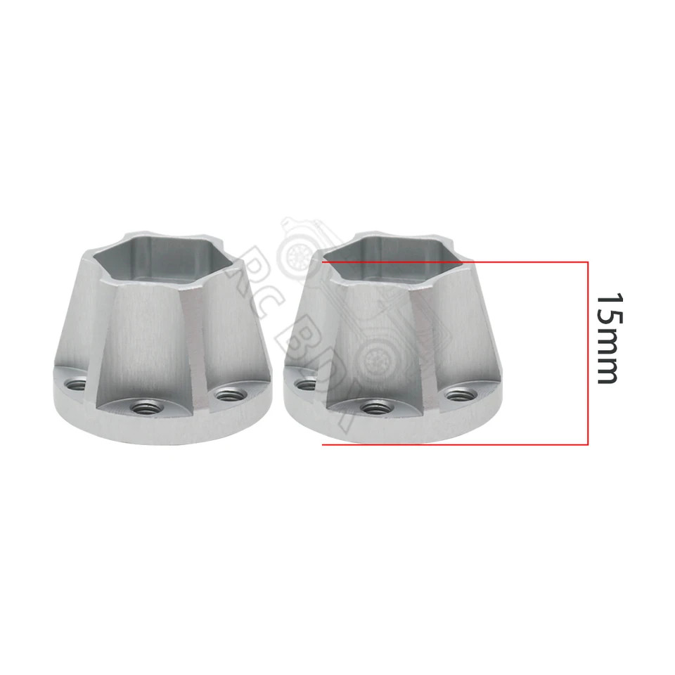 3X Aluminum Alloy 12mm Combiner Wheel Hub Hex Adapter Upgrades For 144001 1/14 RC Car Spare Parts Blue
